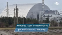 Soldados rusos que abandonaron Chernobyl con altos niveles de contaminación radiactiva