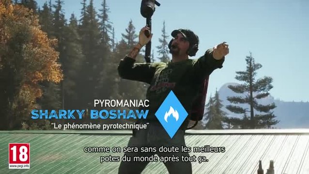 Far Cry 5 Sharky Boshaw Mercenaire Trailer