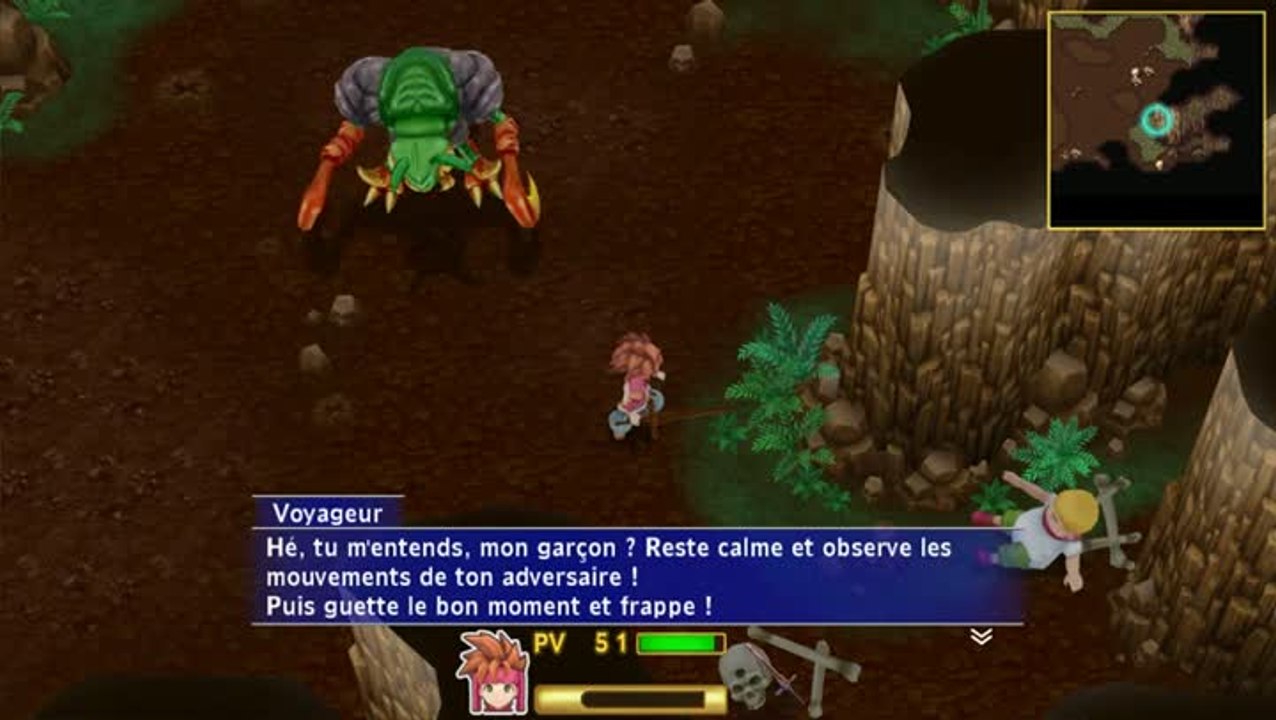 Secret of Mana Remake : Le premier boss