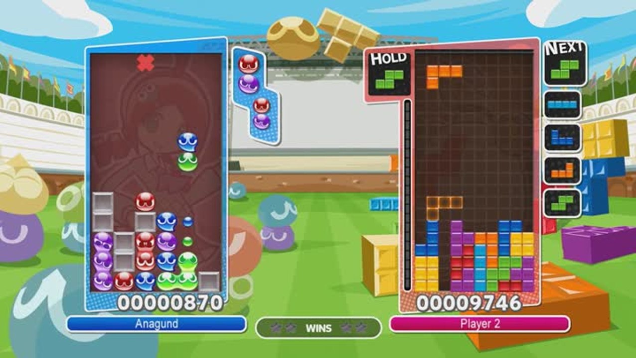 Puyo Puyo Tetris PC : 87 et Anagund s'affrontent
