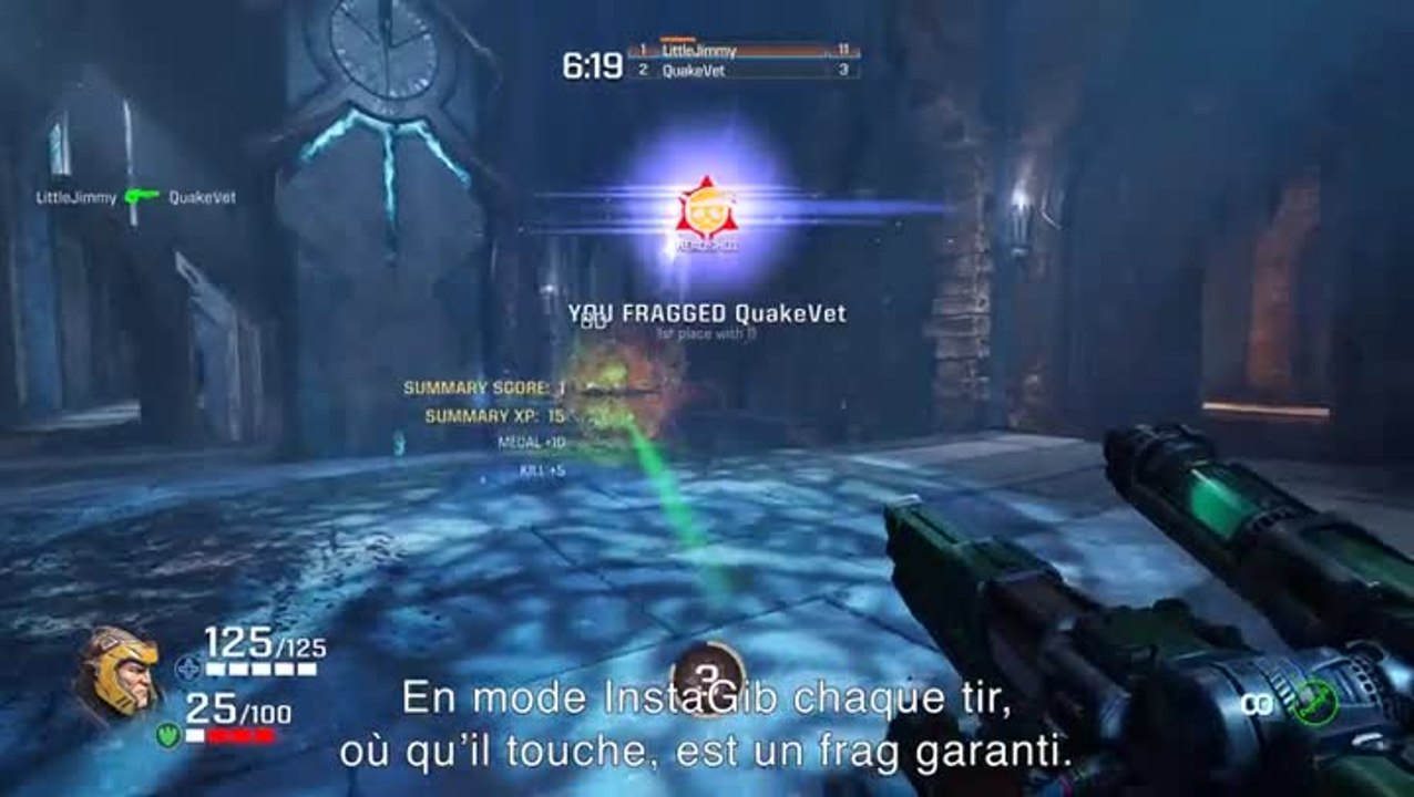 Quake Champions Instagib pour tout le monde !