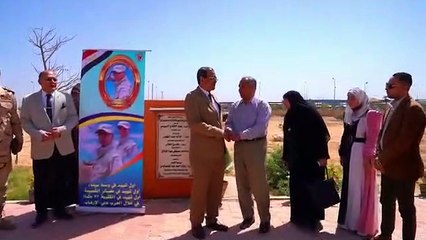 رئيس جامعة سوهاج وأسرة أحد الشهداء يزرعان 1100 شجرة بمقر الجامعة الجديد