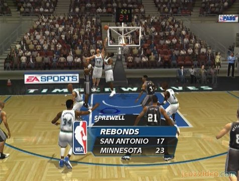 NBA Live 2004 : Minesota - Spurs