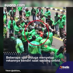 Rombongan Ojol Lagi Demo Mogok Narik, Malah Ada yang OnBid, Picu Reaksi Tak Terduga