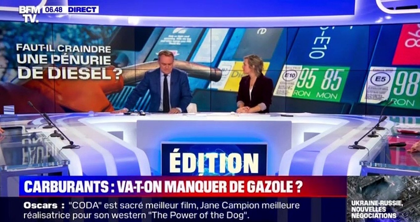 Va- t- on manquer de carburant diesel ? BFM TV