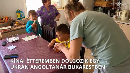 Kínai étteremben dolgozik egy ukrán angoltanár Bukarestben