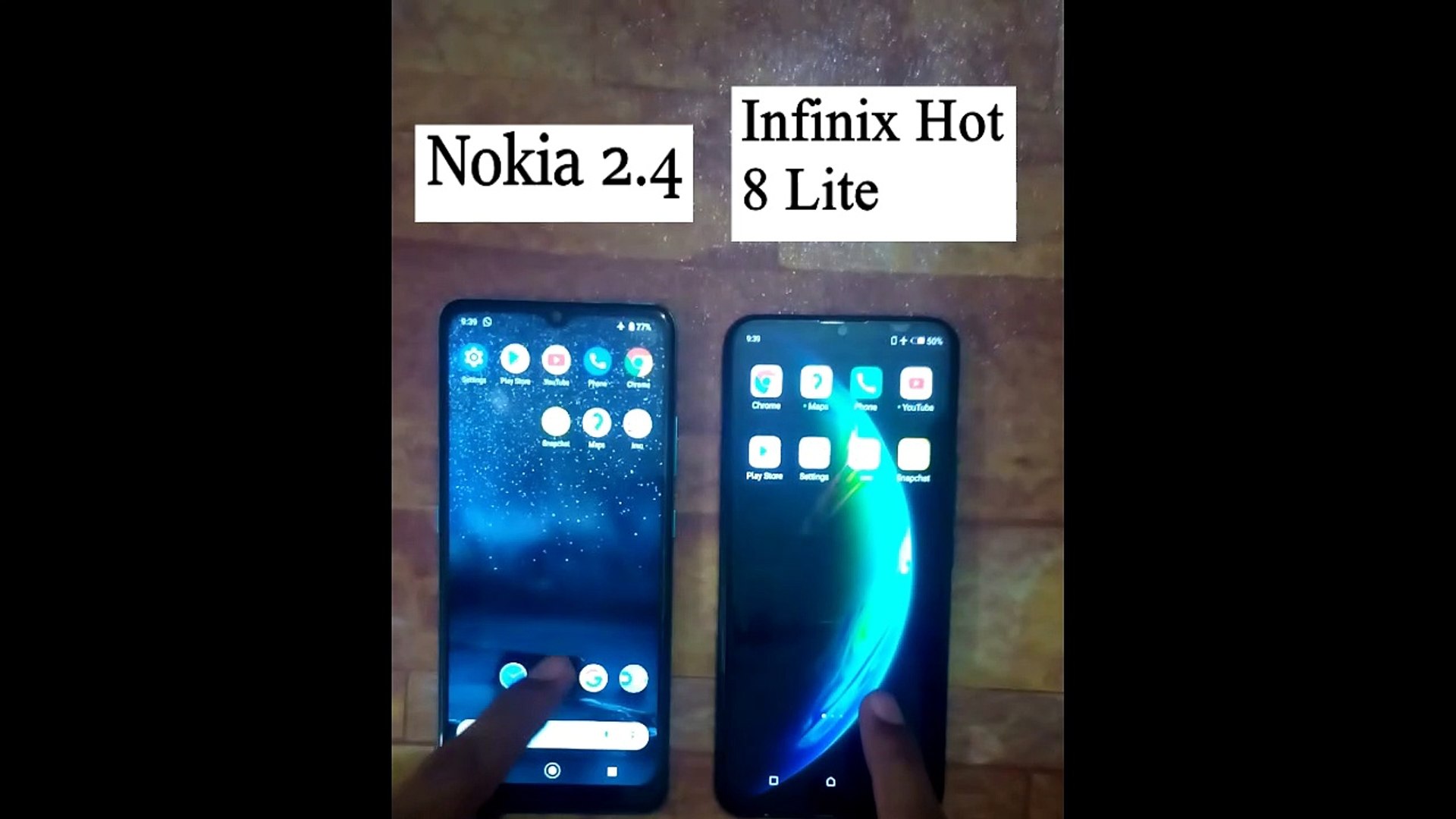 ⁣Speed Test | Nokia 2.4 Vs Infinix Hot 8 Lite