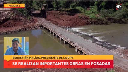 Se realizan importantes obras en Posadas