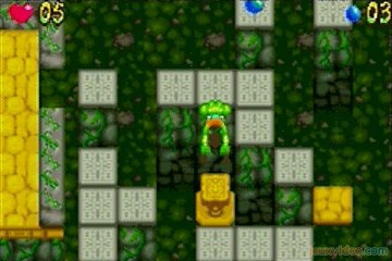 Frogger's Adventures 2 : The Lost Wand : Saut périlleux