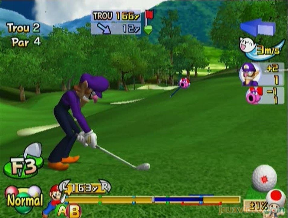 Mario Golf : Toadstool Tour : Waluigi Vs Birdo