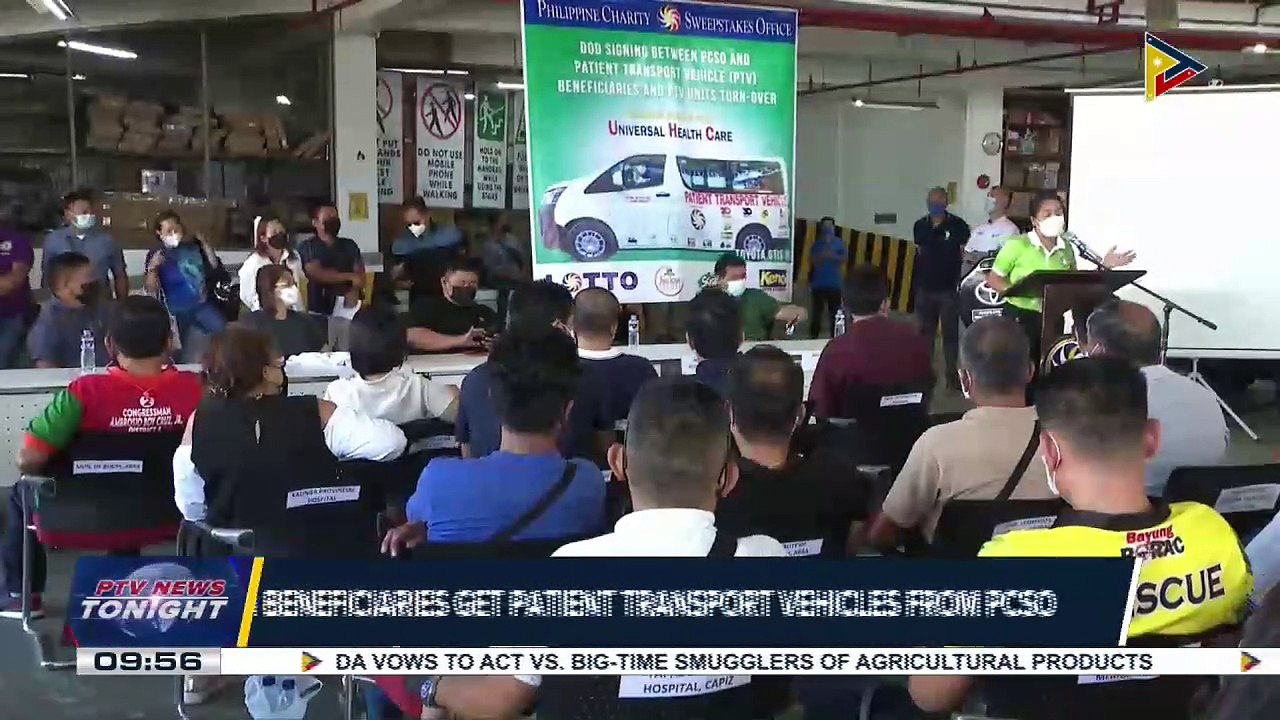 91 beneficiaries get patient transport vehicles from PCSO