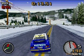 Top Gear Rally : Route glissante