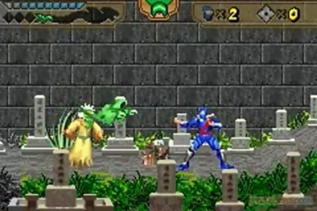 The Revenge of Shinobi : Shinobi dans le cimetière.