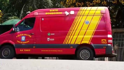 Mulher fica ferida ao sofrer queda na Rua Pio XII