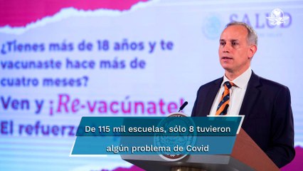 Llama Ssa a regresar a clases presenciales; escuelas no son sitios de contagio de Covid, afirma