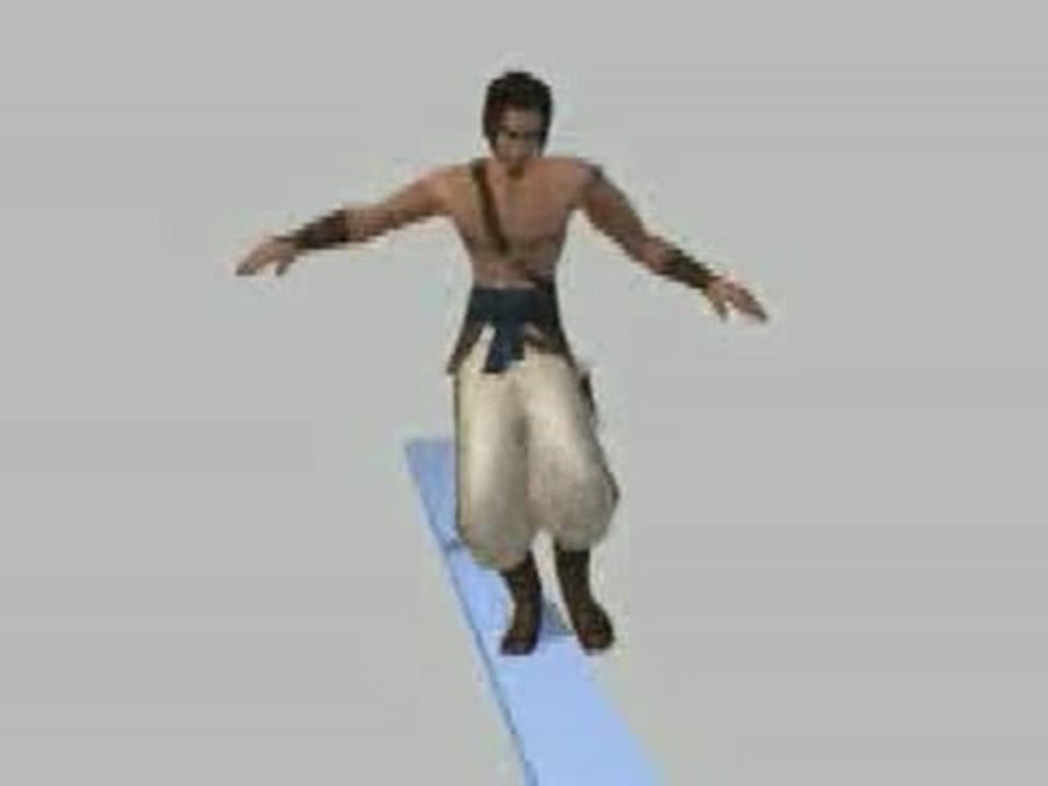 Prince of Persia : Les Sables du Temps : Animations du Prince