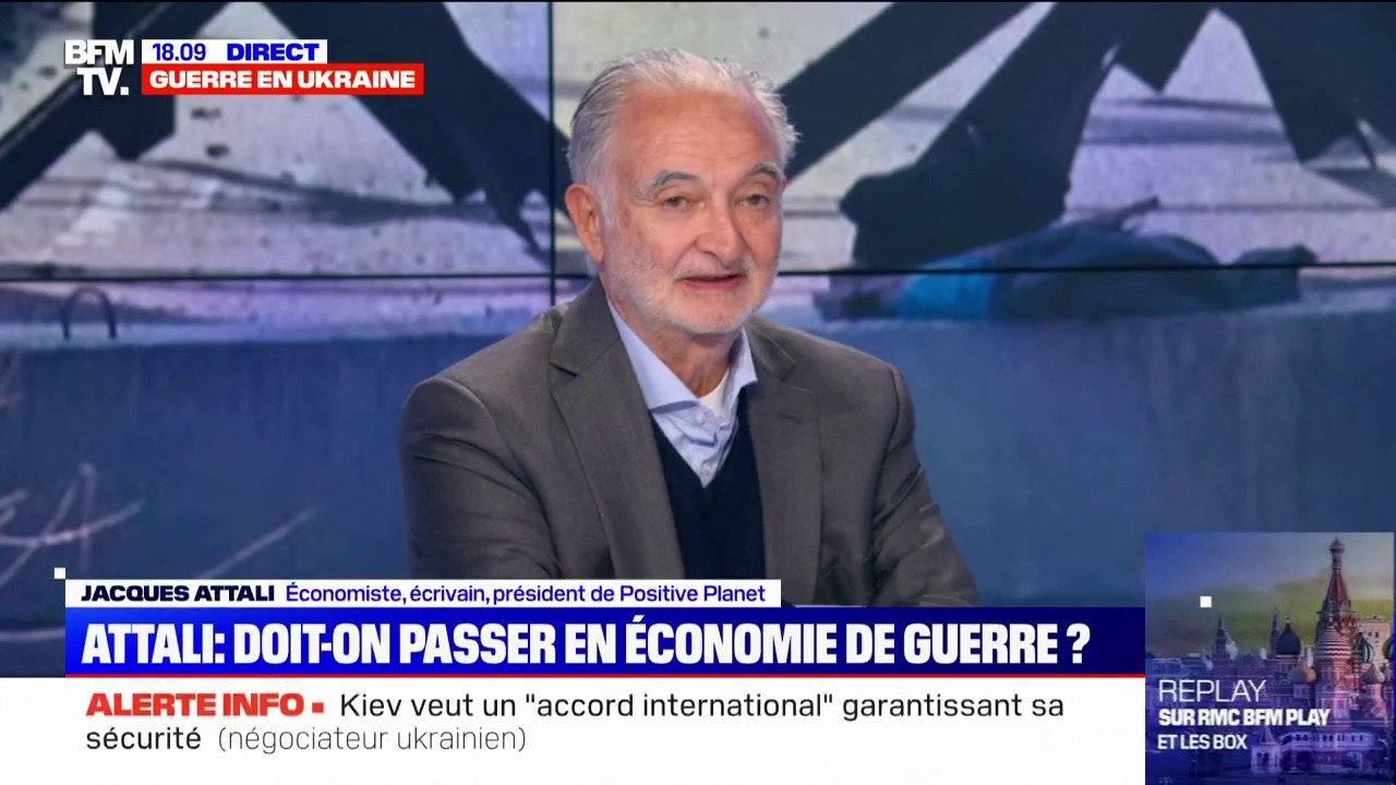 Guerre en Ukraine: "On est très loin d'un accord", selon Jacques Attali