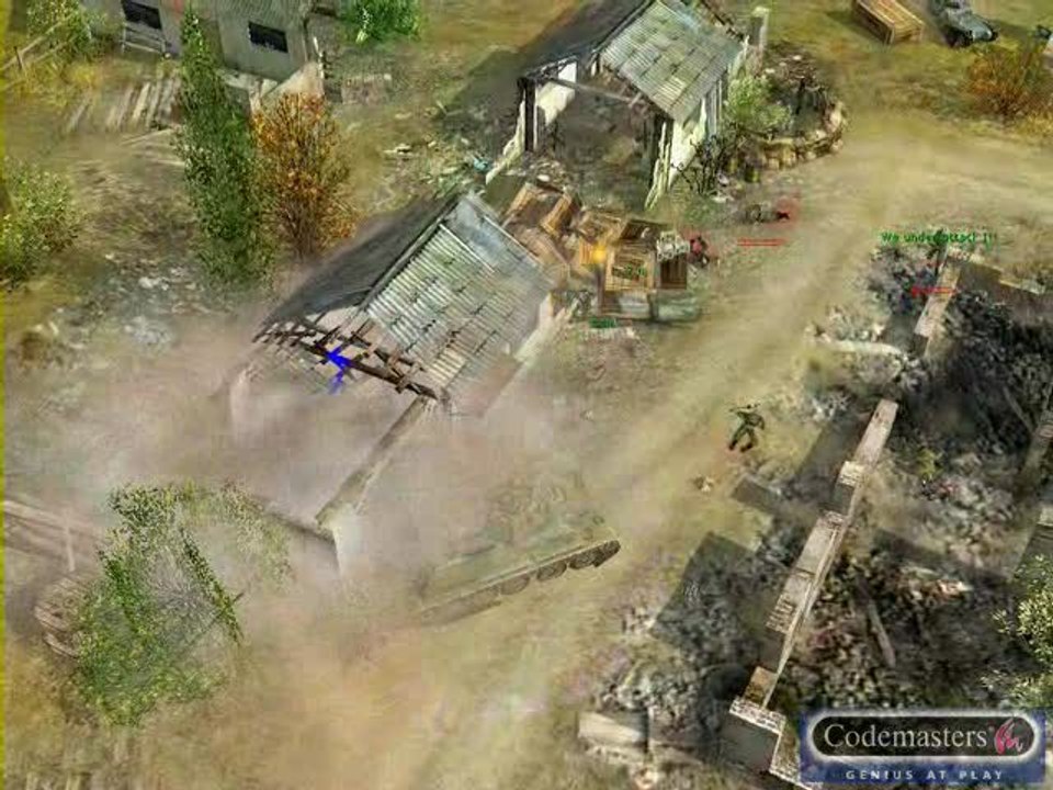 Soldiers : Heroes of World War II : Maniabilité du tank