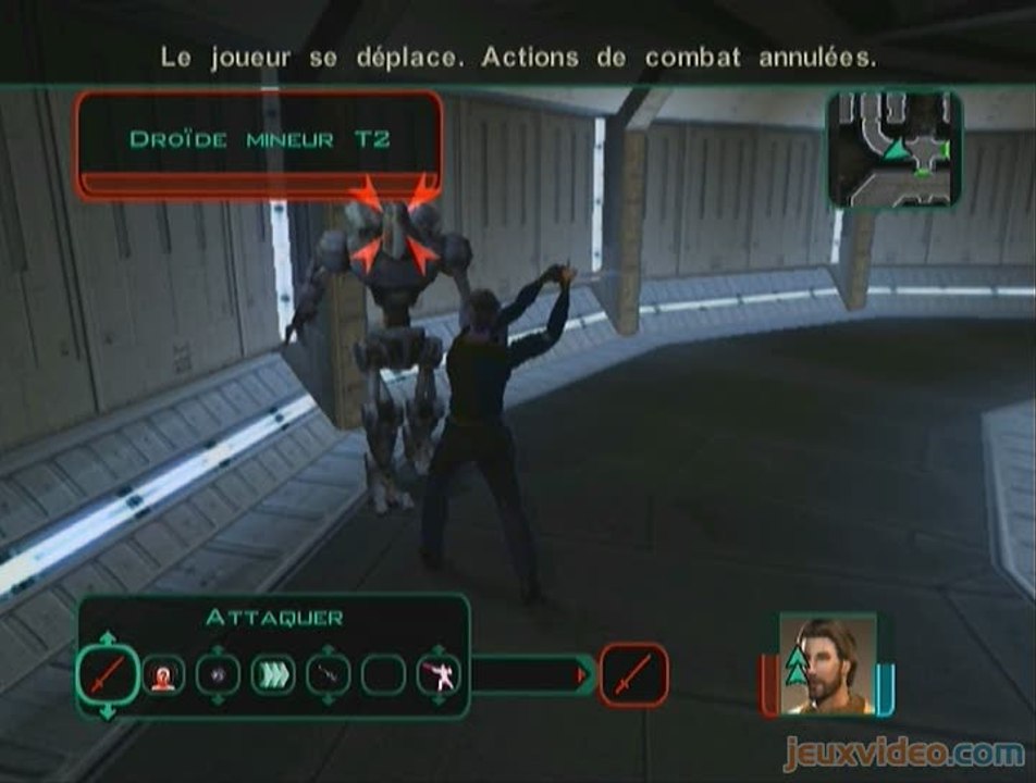 Star Wars : Knights of the Old Republic II : The Sith Lords : Combats dans un vaisseau