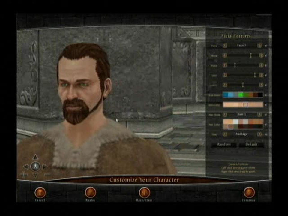 Dark Age of Camelot : Catacombs : Personnalisation des humains