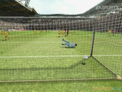 FIFA Football 2005 : Une frappe à ras de terre redoutable