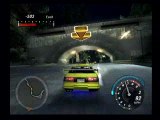 Need for Speed Underground 2 : Neon bleu pour bolide jaune