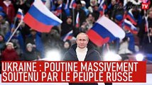 Invasion russe en Ukraine : Poutine massivement soutenu par les russes