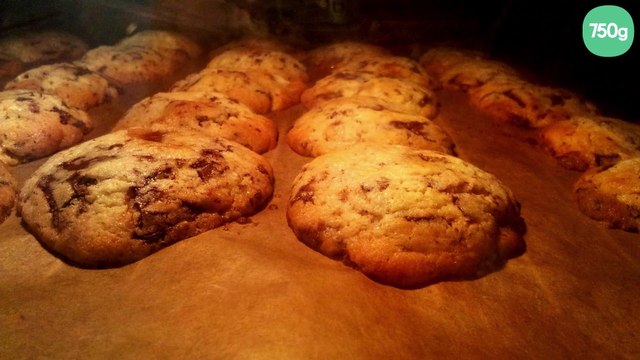 Cookies aux pépites de chocolat et caramel