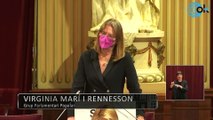 La diputada del PP Virginia Marí denuncia en el Parlament la escasez de ayudas a los pescadores de Baleares