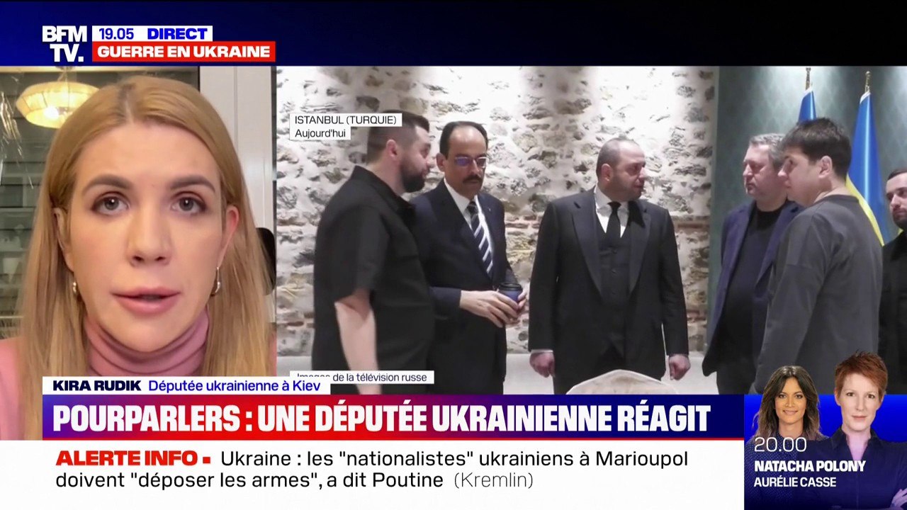 "Nous combattons la Russie depuis 8 ans, nous savons très bien que nous ne pouvons pas faire confiance à Poutine", déclare une députée ukrainienne