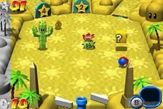 Super Mario Ball : Flipper pyramidal