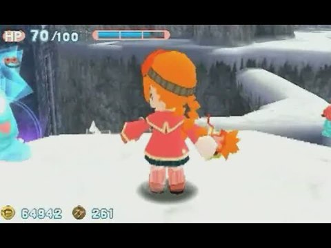 Gurumin : Une Aventure Monstrueuse : Passages étroits et enneigés