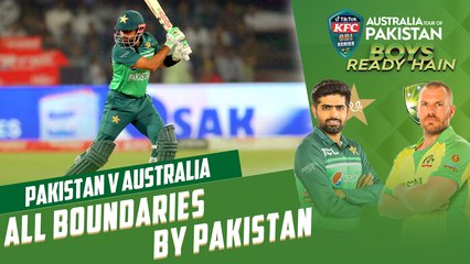 All Boundaries By Pakistan | Pakistan vs Australia | 1st ODI 2022 | PCB | MM2T