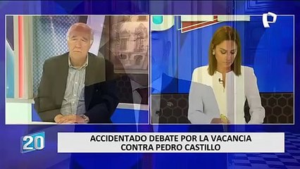 Jorge Montoya: "Si el presidente es vacado debe hacerse elecciones presidenciales"