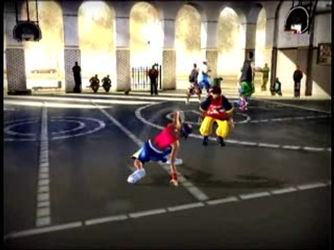 NBA Street V3 : Les joueurs en action
