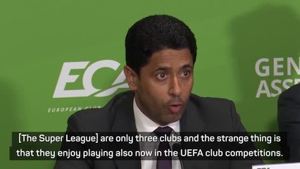 'Everybody is against the Super League' - PSG's Al-Khelaifi
