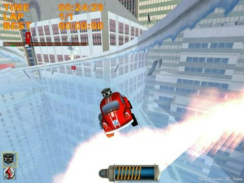 Mad Tracks : Gameplay coccinelle