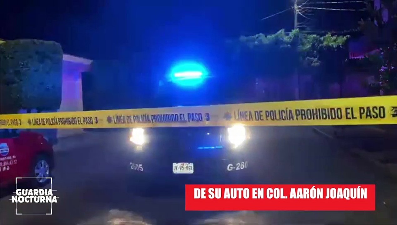 Un hombre fue asesinado a balazos en el interior de su automóvil Tsuru, en Guadalajara