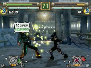 Naruto : Ultimate Ninja 2 : Gaï Vs Sasuke