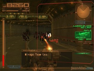 Silent Line : Armored Core : Vitesse et maniabilité..