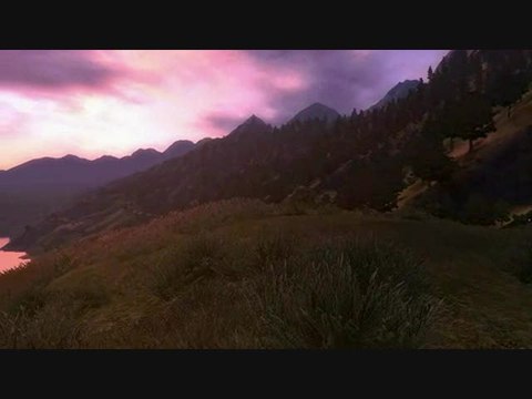 The Elder Scrolls IV : Oblivion : Coucher de soleil