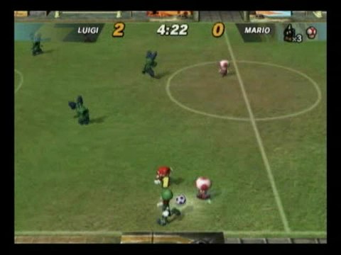 Mario Smash Football : Défilé d'équipes