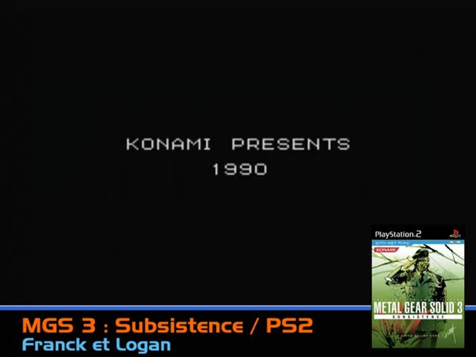 Metal Gear Solid 3 Subsistence : Des bonus en pagaille