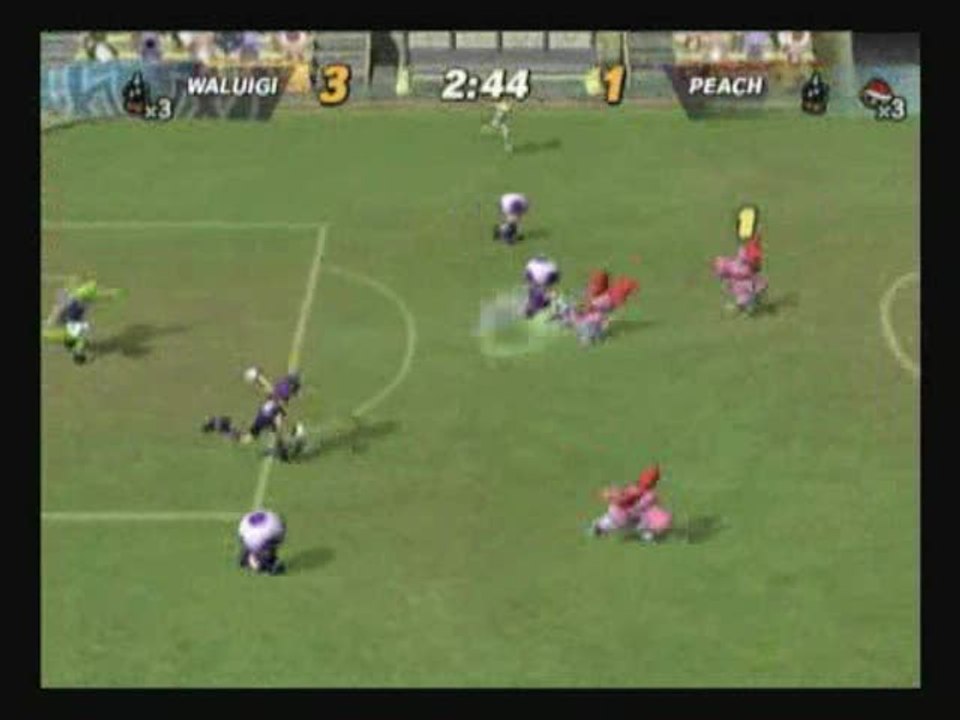 Mario Smash Football : Y' a corner !