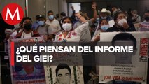 Familiares de los normalistas de Ayotzinapa reaccionan al mensaje de GIEI