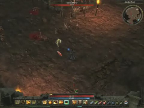 Loki : Mur et boules de feu