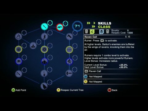 Too Human : Arbre de compétences