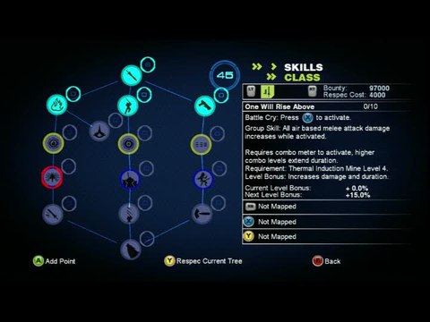 Too Human : Arbre de compétences du champion