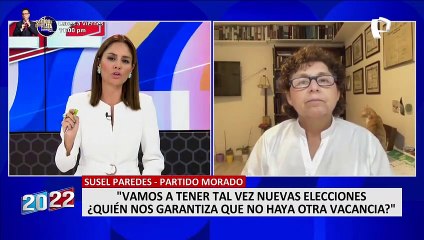 Susel Paredes: "Proponemos una reforma política que nos defienda de presidentes incompetentes"