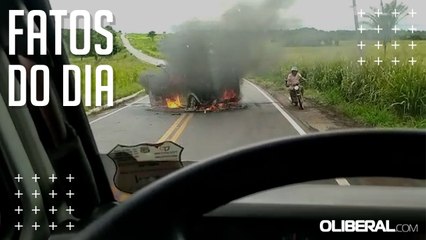 Carro-forte é atacado a tiros na BR-153